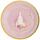 Pappteller Princess for a  Day D23cm 8er, Amscan