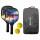 Schildkröt Pickleball  Set, 2xHolzschläger, 2xTPE Lochbälle, Tragetasche