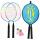 Federball-Set Junior Regenbogen mit Tasche,