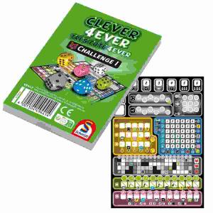 Familienspiel Clever  4ever Challenge Block, Zusatzblock, 75 Blatt, ab 8 Jahren, Schmidt Spiele