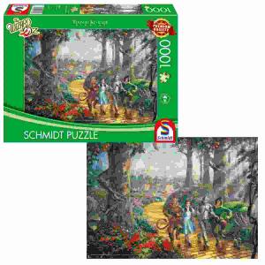 Puzzle The Wizard of Oz  Brick Road 1000 Teile, Follow The YELLOW BRICK ROAD; Thomas Kinkade, Schmidt Spiele