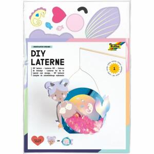 Laternen-Bastelset DIY  UNDERWATER DREAMS, 2fach sortiert: Meerjungfrau oder Kugelfisch