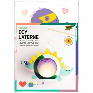 Laternen-Bastelset DIY  SUPERHERO DINOS, 2fach sortiert: Dino oder Dino-Baby