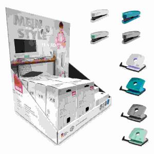 Display Heftgerät B2 Locher B220 Color ID, je 10 Stück sortiert