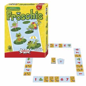 Kartenspiel AMIGO  Fröschis, Inhalt: 60 Spielkarten, 1 Spielanleitung; für 2 bis 4, Spieler, Spieldauer ca. 20 Minuten, ab 5 Jahren,, AMIGO