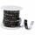 Ringelband Birthday  10mmx100m schwarz, Ringelband mit Schriftzug Happy Birthday,, Pattberg