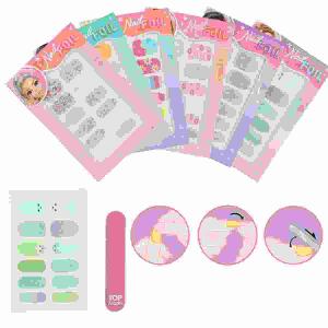 Nagelfolien TOPModel  BEAUTY and ME, 6fach sortiert, 6 Design-Sets,, kleben und mit der beiliegenden Feile in Form bringen