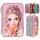 Federtasche TOPModel GLITTER QUEEN, rosa,