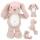 Plüsch Hase Princess Mimi  Nelly Rosa 21cm, Material: 100% Polyester