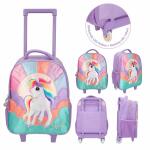 Koffer Ylvi Trolley  mit blinkenden LED-Rollen, 2...