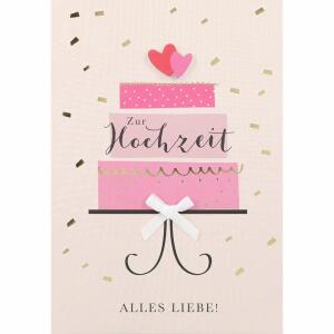 Klappkarte Gruß von  Herzen Motiv 044, DEPESCHE