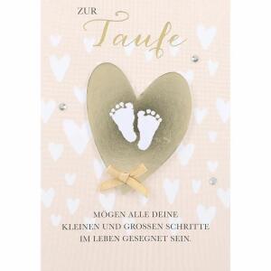 Klappkarte Gruß von  Herzen Motiv 052, DEPESCHE