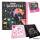 Malbuch Ylvi  Magic Scratch Book, 20 schwarze Seiten, ein Stift