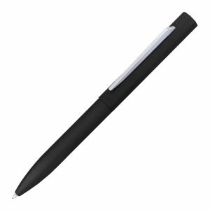 Kugelschreiber Octopen  schwarz, Dreh-Kugelschreiber aus Aluminium, internationale, Großraummine, Schreibfarbe blau, ONLINE