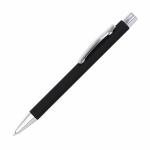 Kugelschreiber Soft Metal  Classic Black, Schreibfarbe:...