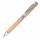 Kugelschreiber Nature  Style Beechwood, mit Holz, Schreibfarbe: schwarz; Mine D1, Metallclip, ONLINE