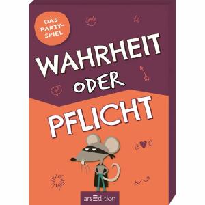 Das Partyspiel Wahrheit  oder Pflicht, Kartenbox, ab 8 Jahren,, Ars Edition