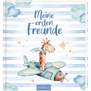 Freundebuch Meine ersten  Freunde Fahrzeuge, Aquarell-Optik, Hardcover, ab 2 Jahren,, Ars Edition