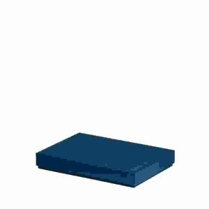Kartonage Boxline navy  155x215x30mm, für A5, Rössler
