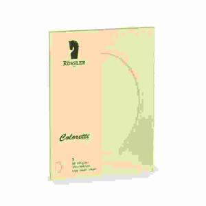 Karten Coloretti B6 oval  Passepartout sandbraun 5r