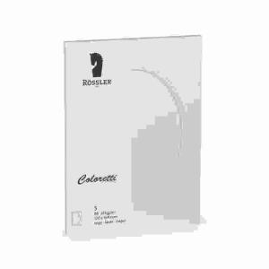 Karten Coloretti B6 oval  Passepartout hellgrau 5er
