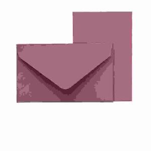 Kartenpack 53x85mm  Hortensia, Inhalt: 5 Briefumschläge, 5 Karten