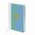 Gebundenes Buch A5 Lagoon  Feder 192 Seiten blanco
