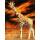 Diamond Painting Giraffe  40x30cm, Inhalt: farbig sortierte Steine, eine Schale,, Stift, Wachs,, ab 5 Jahren