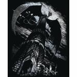 Kratzbild Drache 20x25cm  silber, inklusive Kratzfeder,...
