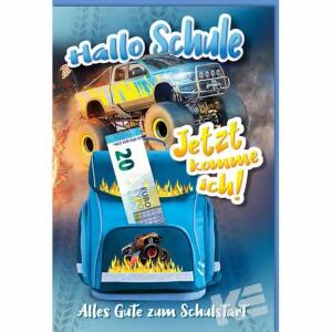 Geldscheinkarte  Schulanfang Hallo Schule, Eulzer