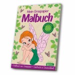 Malbuch Graspapier  Feen, Gedruckt auf Graspapier,, viele...
