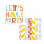 Serviette 25x25cm FSC-Mix  Party Mix, 3-lagig, 20 Stück