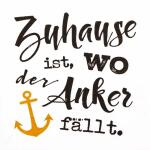 Serviette 33x33cm FSC-Mix  Mein Anker, 3-lagig, 20...