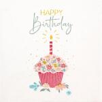 Serviette 33x33cm FSC-Mix  Sweet Birthday, 3-lagig, 20...