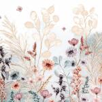 Serviette 33x33cm FSC-Mix  Mellow Flowers natural,...