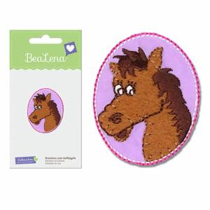 Aufbügler Pferdekopf  3,5x4,5cm