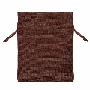 Kordelsäckchen  10x13cm braun