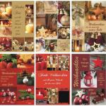 Weihnachtskarten 100er  6fach sortiert
