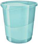 Papierkorb ColourBreeze  14l transparent blau, Leitz