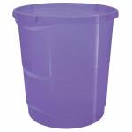 Papierkorb ColourBreeze  14l transparent lavendel, Leitz