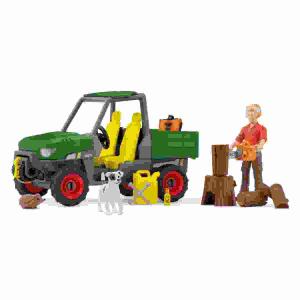 schleich Farm World  Waldbauer mit Fahrzeug, schleich