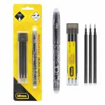 Idena Tintenroller 0,7mm  radierbar schwarz 3 Minen