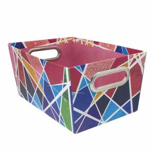 Idena Aufbewahrungsbox  27,9x18x12,7cm FSC-Mix, aus Karton, ohne Deckel