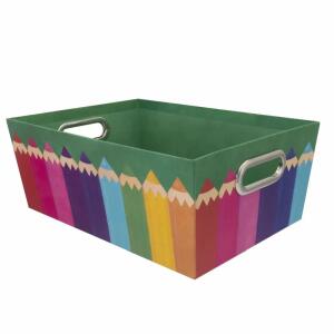 Idena Aufbewahrungsbox  33x22,9x12,7cm FSC-Mix, aus Karton, ohne Deckel