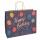 Idena Geschenktasche  33x26x12cm FSC-Rec., Motiv Happy Birthday/Luftballon, Größe: 33 x 26 x 12 cm,, Kraftpapier, Papierkordel