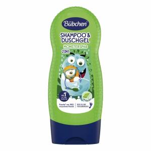 Bübchen Shampoo & Duschge  Duschgel, 2in1 Shampoo & Duschgel,, mit tollem Waldmeister Duft, reinigt mild,, 230 ml