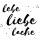 Serviette 33x33cm  Lebe Liebe Lache, 3-lagig, 20 Stück,, ti-flair; Jet