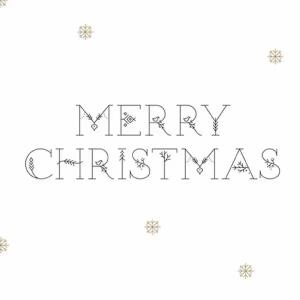 Serviette 33x33cm  Hygge Merry Christmas, 3-lagig, 20 Stück,, ti-flair; Jet