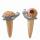 Topfstecker Samanta  Schnecke/Schildkröte, 2fach sortiert; Farben: terrakotta, hellrosa;, Material: Keramik, Boltze