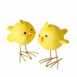 Deko-Huhn Chicksy gelb  11cm 2fach sortiert, Farben:...